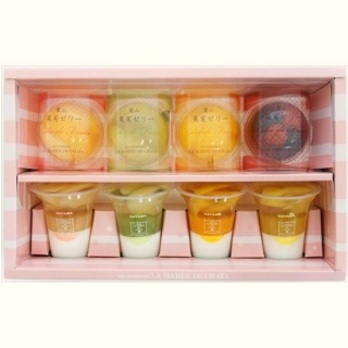 <img class='new_mark_img1' src='//img.shop-pro.jp/img/new/icons25.gif' style='border:none;display:inline;margin:0px;padding:0px;width:auto;' />【季節限定】葉山・パティスリーラ・マーレ・ド・チャヤアソートゼリー詰合せ8個入